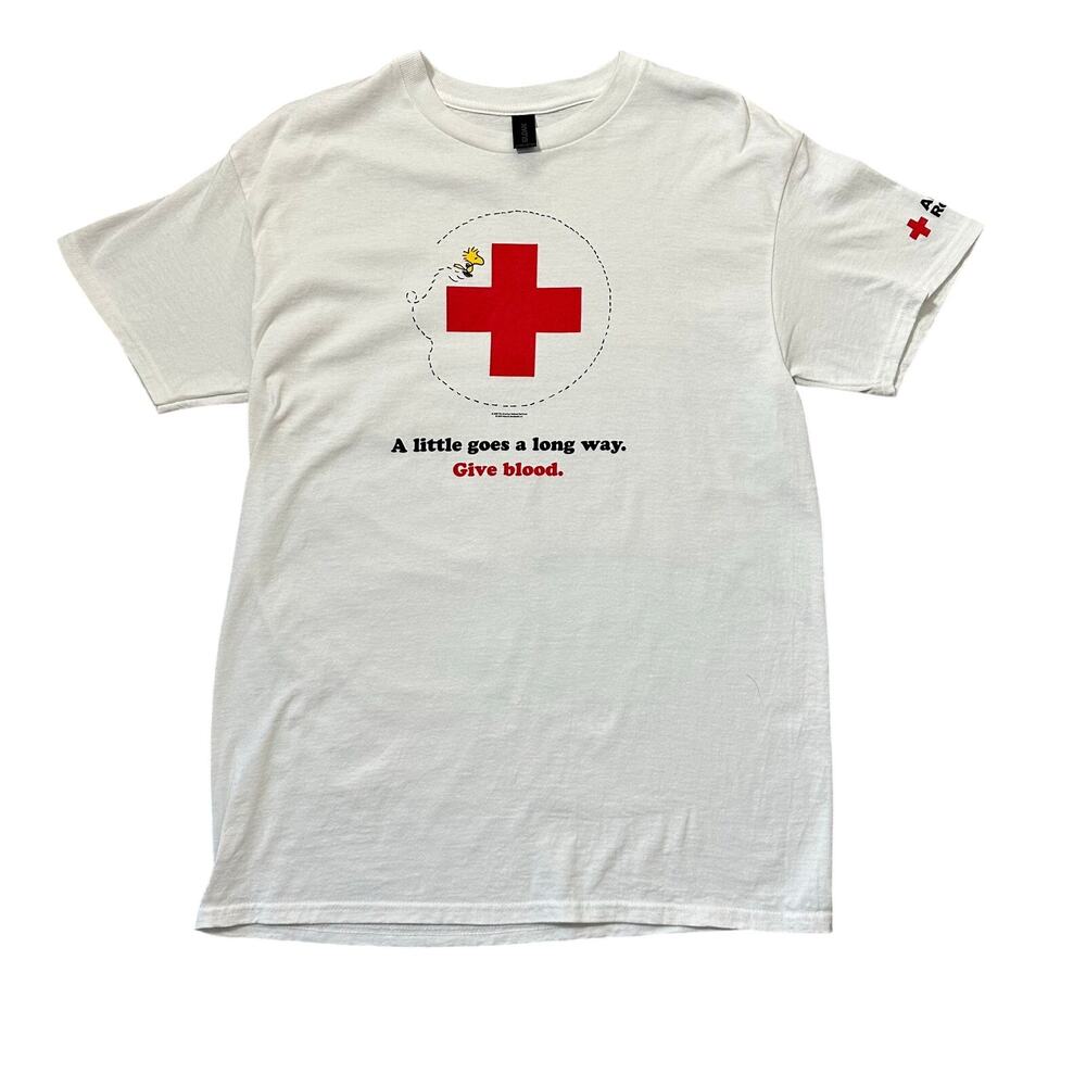 American Red Cross x Peanuts Size M Shirt Woodstock Snoopy Limited Edition